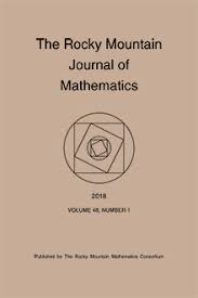 ROCKY MOUNTAIN JOURNAL OF MATHEMATICS