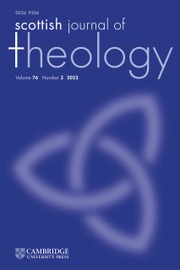 SCOTTISH JOURNAL OF THEOLOGY