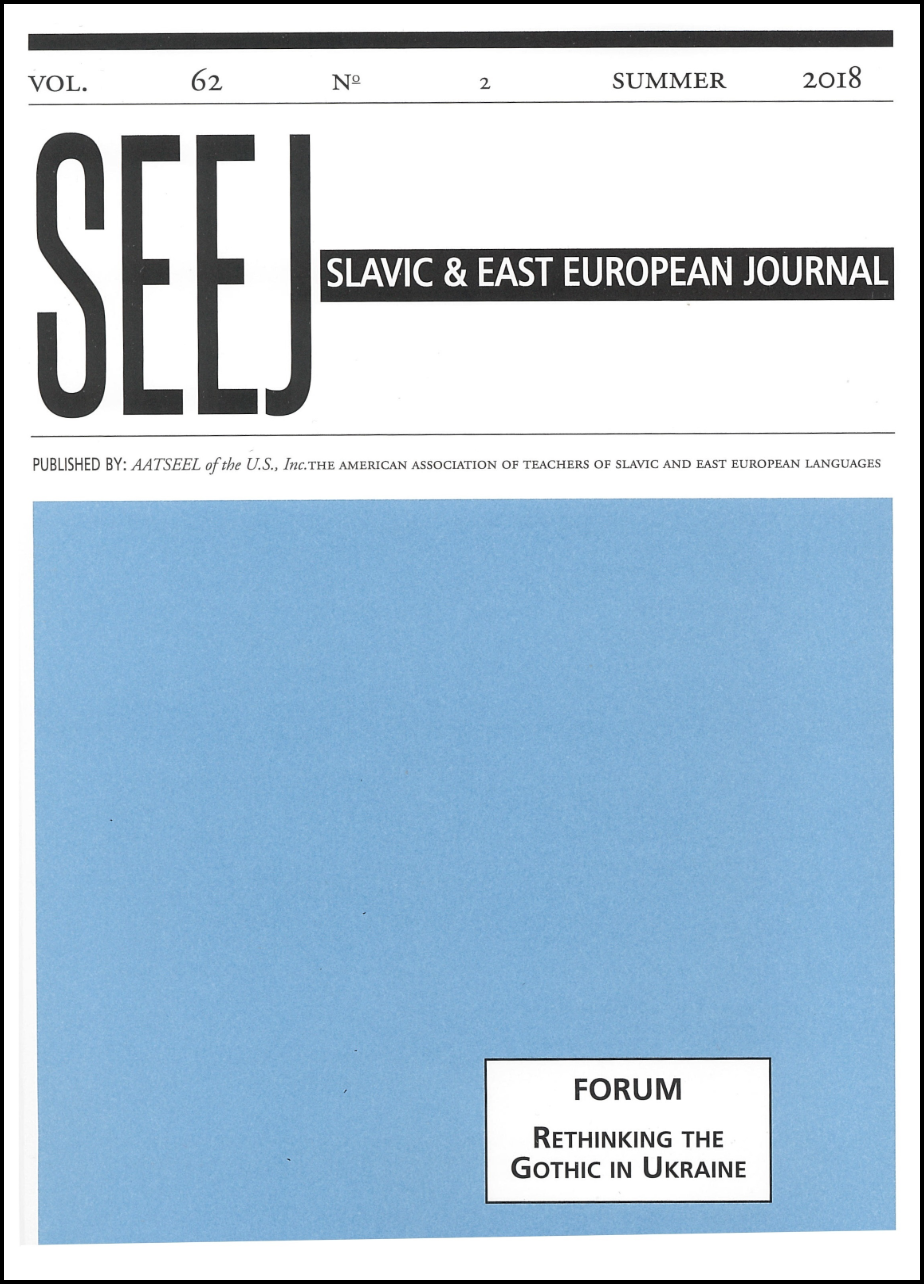 SLAVIC AND EAST EUROPEAN JOURNAL