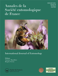 ANNALES DE LA SOCIETE ENTOMOLOGIQUE DE FRANCE