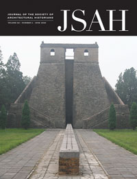 JOURNAL OF THE SOCIETY OF ARCHITECTURAL HISTORIANS