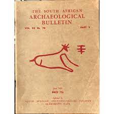 SOUTH AFRICAN ARCHAEOLOGICAL BULLETIN