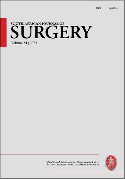 SOUTH AFRICAN JOURNAL OF SURGERY