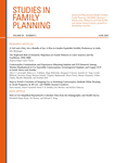STUDIES IN FAMILY PLANNING