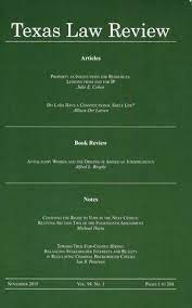TEXAS LAW REVIEW