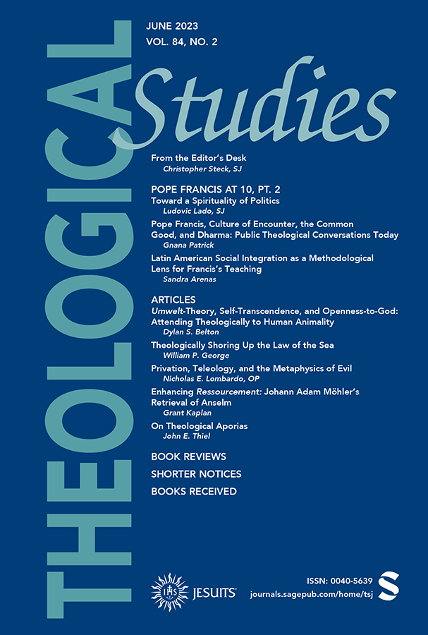 THEOLOGICAL STUDIES