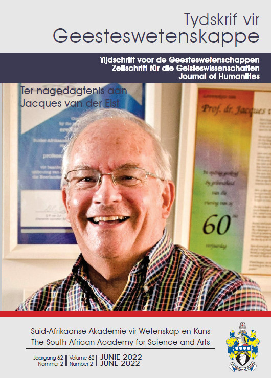TYDSKRIF VIR GEESTESWETENSKAPPE