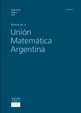 REVISTA DE LA UNION MATEMATICA ARGENTINA