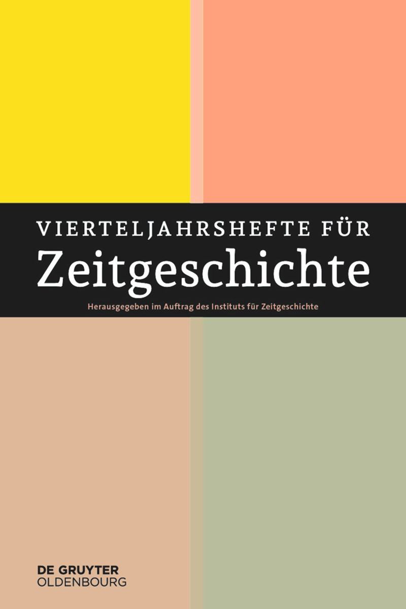VIERTELJAHRSHEFTE FUR ZEITGESCHICHTE