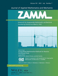 ZAMM-ZEITSCHRIFT FUR ANGEWANDTE MATHEMATIK UND MECHANIK