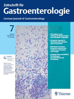 ZEITSCHRIFT FUR GASTROENTEROLOGIE