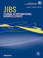 JOURNAL OF INTERNATIONAL BUSINESS STUDIES