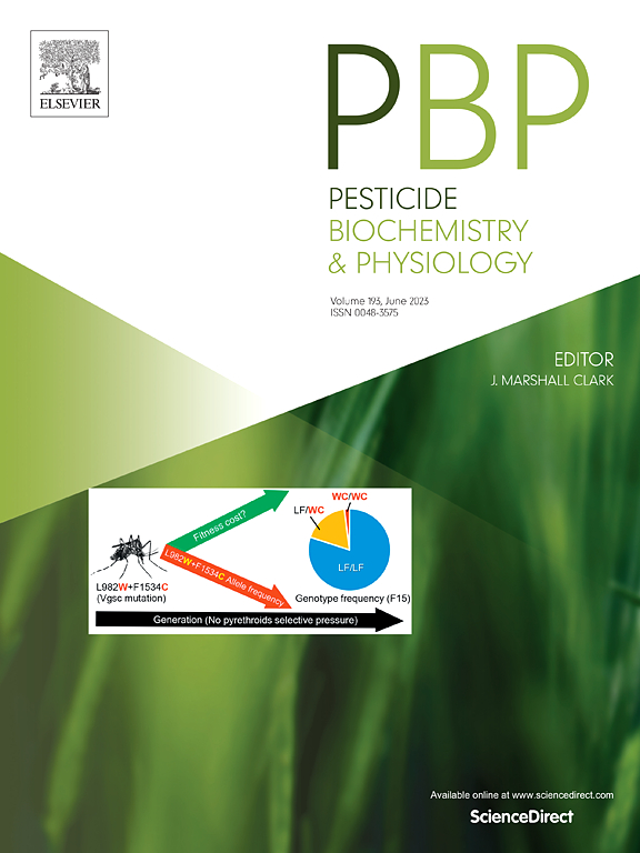 PESTICIDE BIOCHEMISTRY AND PHYSIOLOGY