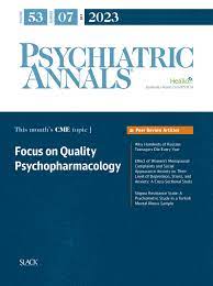 PSYCHIATRIC ANNALS