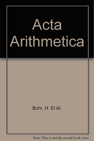 ACTA ARITHMETICA