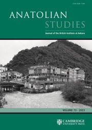 ANATOLIAN STUDIES