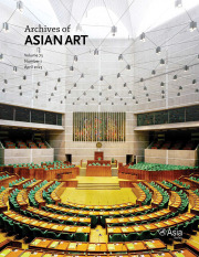 ARCHIVES OF ASIAN ART