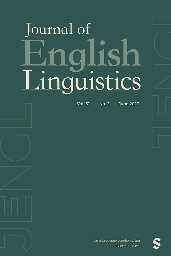 JOURNAL OF ENGLISH LINGUISTICS