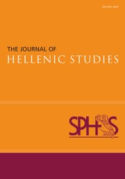 JOURNAL OF HELLENIC STUDIES