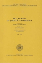 JOURNAL OF JURISTIC PAPYROLOGY