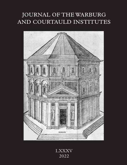 JOURNAL OF THE WARBURG AND COURTAULD INSTITUTES