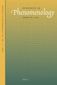 RESEARCH IN PHENOMENOLOGY