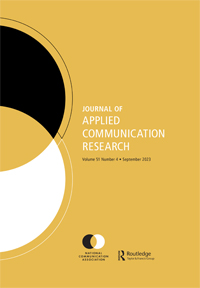 JOURNAL OF APPLIED COMMUNICATION RESEARCH
