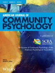 AMERICAN JOURNAL OF COMMUNITY PSYCHOLOGY