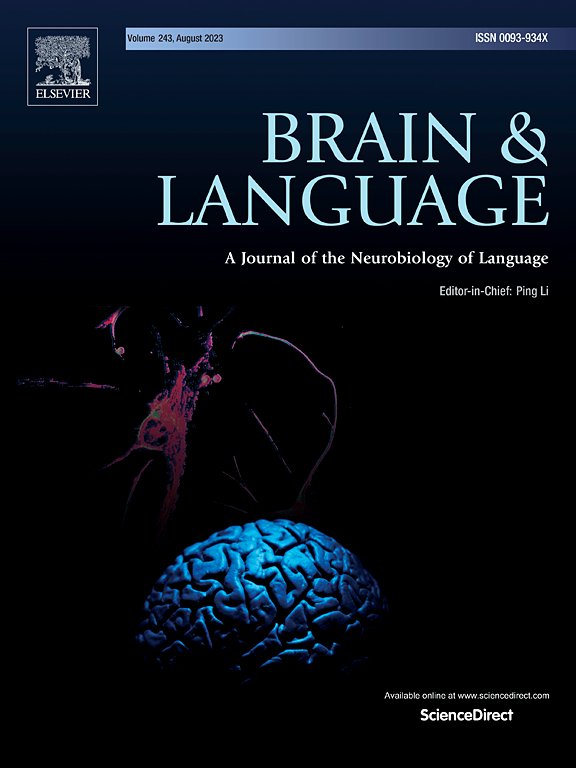 BRAIN AND LANGUAGE