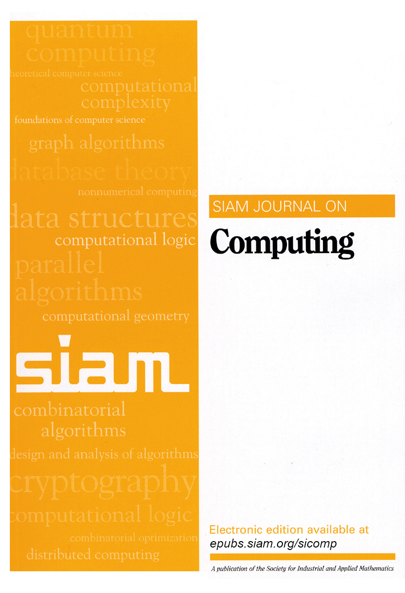SIAM JOURNAL ON COMPUTING