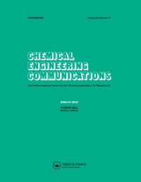 CHEMICAL ENGINEERING COMMUNICATIONS