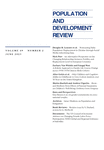 POPULATION AND DEVELOPMENT REVIEW