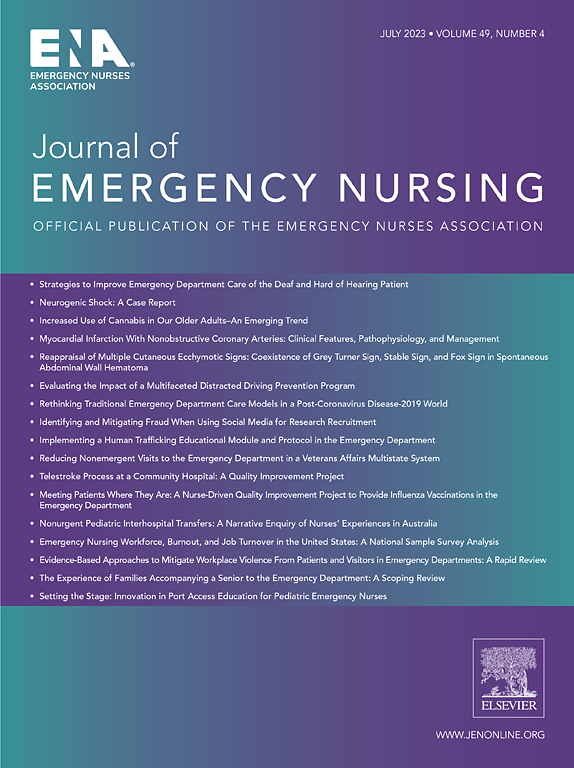 JOURNAL OF EMERGENCY NURSING