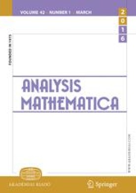 ANALYSIS MATHEMATICA