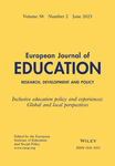 EUROPEAN JOURNAL OF EDUCATION