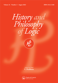 HISTORY AND PHILOSOPHY OF LOGIC