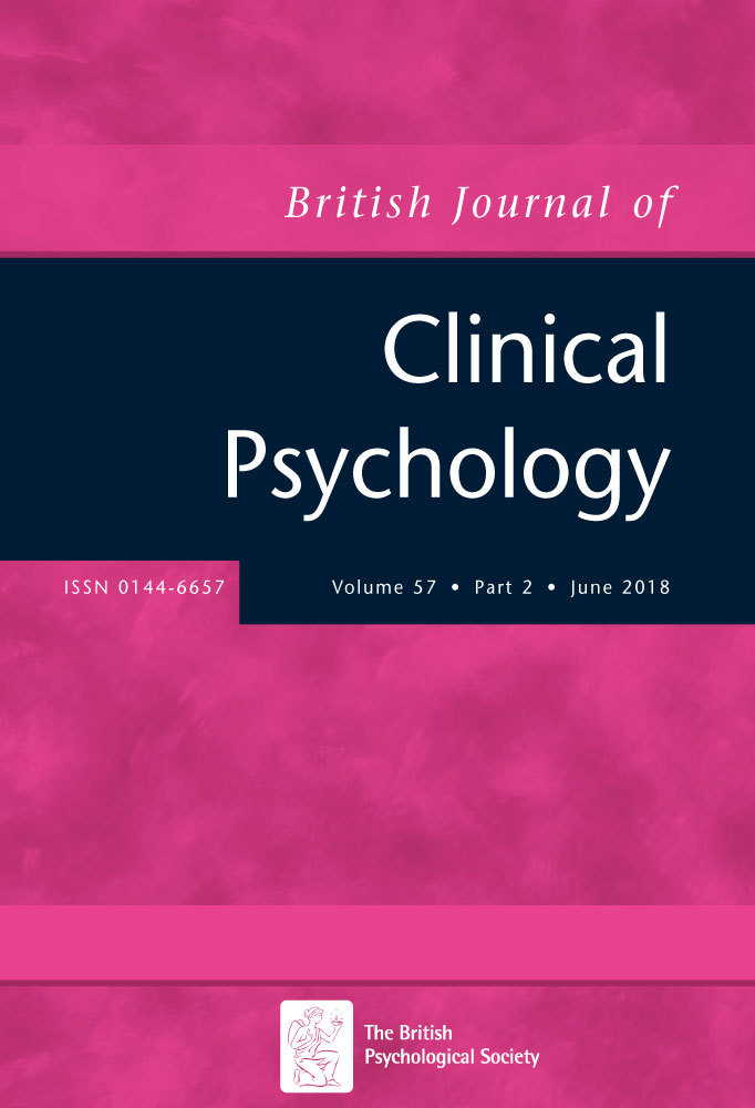 BRITISH JOURNAL OF CLINICAL PSYCHOLOGY