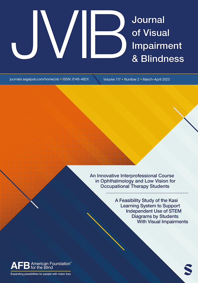JOURNAL OF VISUAL IMPAIRMENT & BLINDNESS