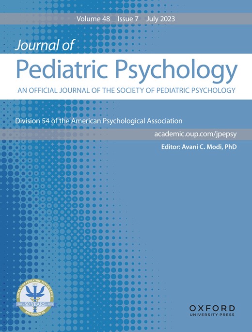 JOURNAL OF PEDIATRIC PSYCHOLOGY