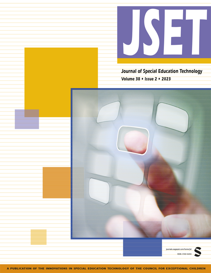 JOURNAL OF SPECIAL EDUCATION TECHNOLOGY