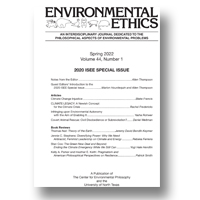 ENVIRONMENTAL ETHICS