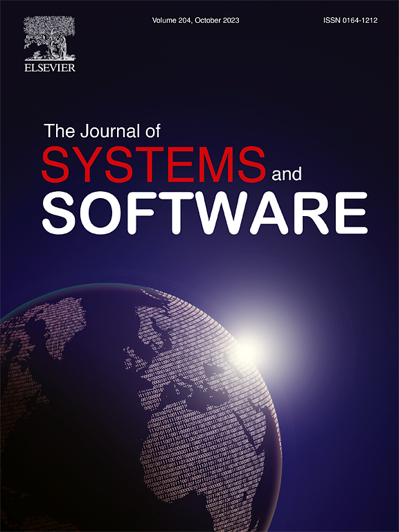 JOURNAL OF SYSTEMS AND SOFTWARE