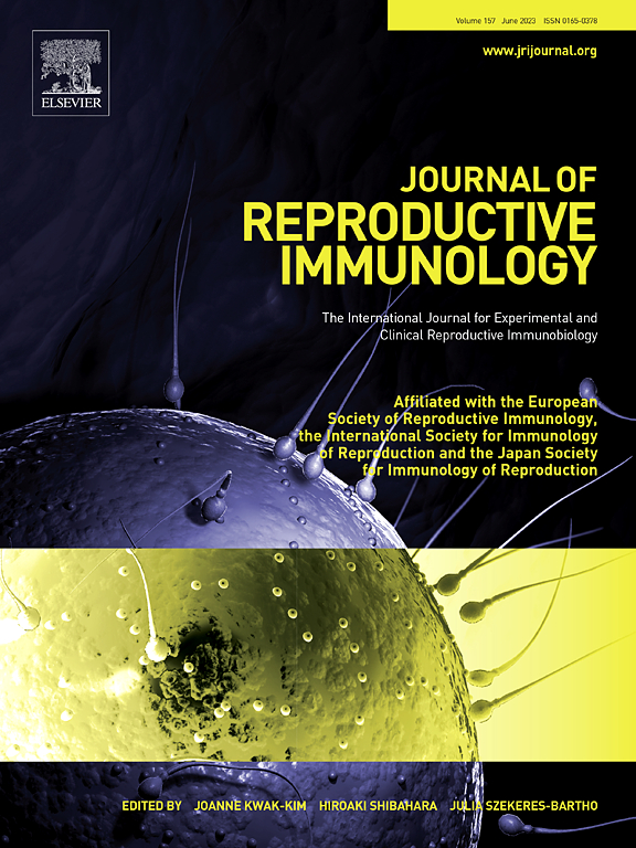 JOURNAL OF REPRODUCTIVE IMMUNOLOGY