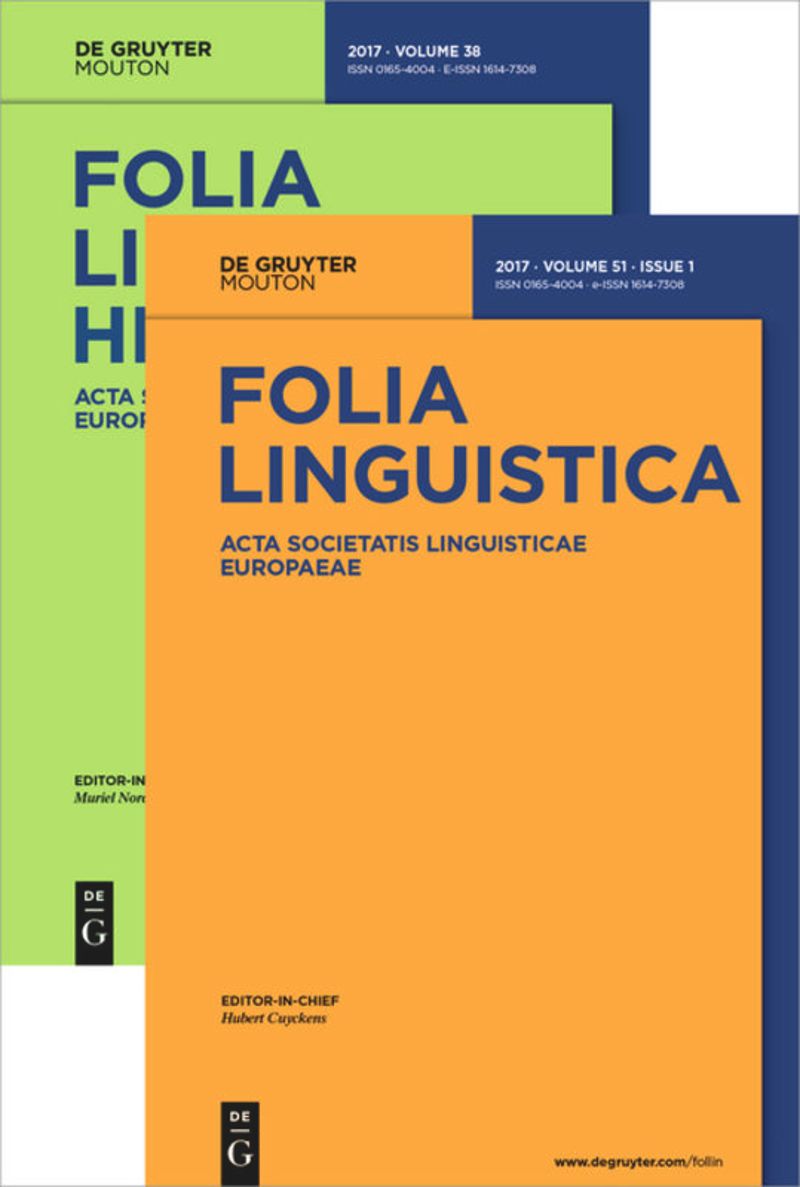 FOLIA LINGUISTICA