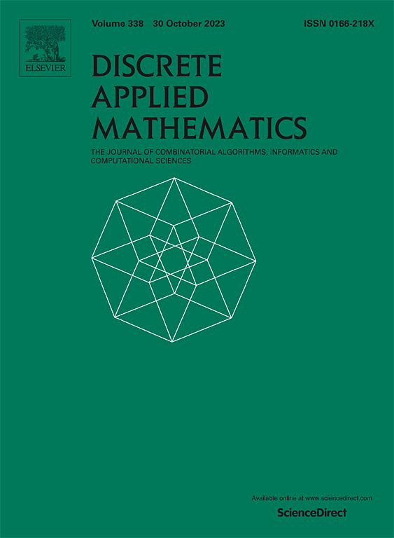 DISCRETE APPLIED MATHEMATICS