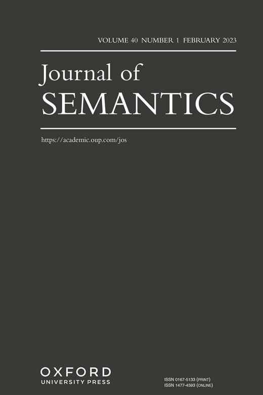 JOURNAL OF SEMANTICS