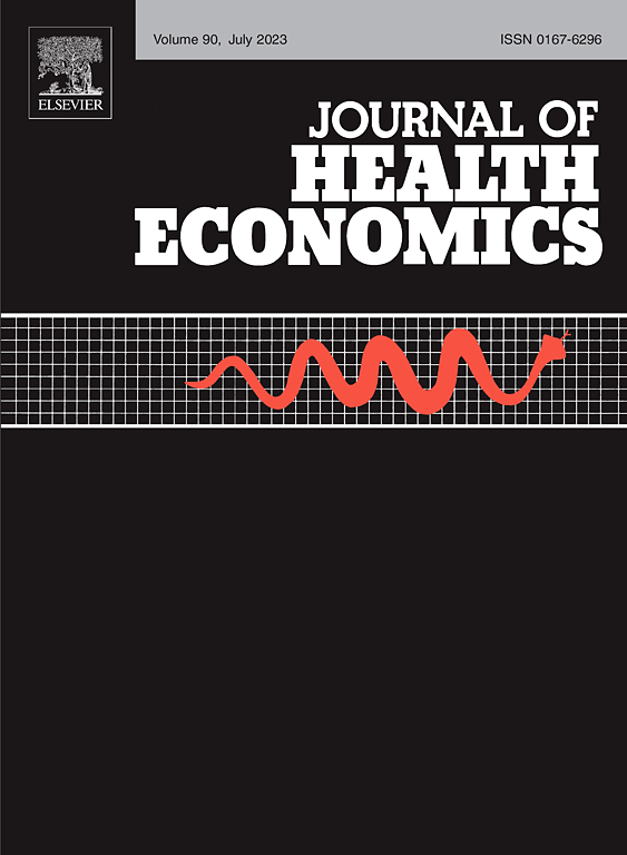 JOURNAL OF HEALTH ECONOMICS