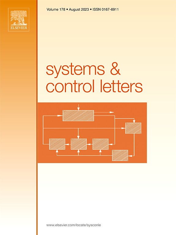 SYSTEMS & CONTROL LETTERS