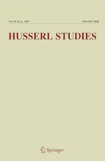 HUSSERL STUDIES