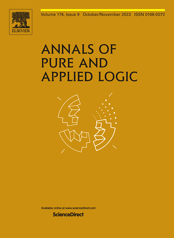 ANNALS OF PURE AND APPLIED LOGIC